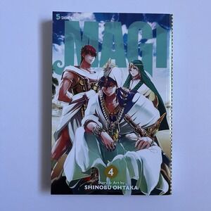 Magi: The Labyrinth of Magic Volume vol 4 English Manga Book 1st Printing Ohtaka